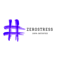 #ZEROSTRESS 100% SATISFIED logo, #ZEROSTRESS 100% SATISFIED contact details