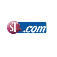 ST.com logo, ST.com contact details