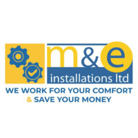 M&E Installations logo, M&E Installations contact details