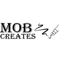 MOB Creates logo, MOB Creates contact details