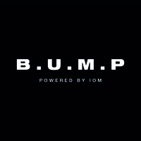 BUMP - Powered by IOM logo, BUMP - Powered by IOM contact details