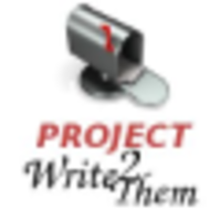 Project Write2Them logo, Project Write2Them contact details