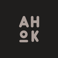 AH/OK logo, AH/OK contact details