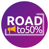 Roadto50% logo, Roadto50% contact details