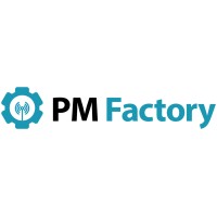 PM Factory logo, PM Factory contact details