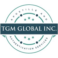 TGM Global Inc | Apostille and Authentication Services logo, TGM Global Inc | Apostille and Authentication Services contact details