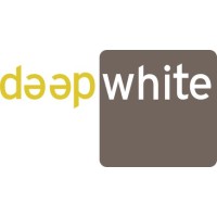 deep white logo, deep white contact details