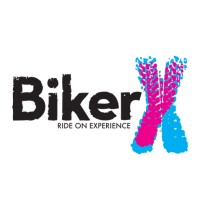 BikerX logo, BikerX contact details