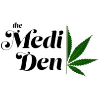 The Medi Den logo, The Medi Den contact details