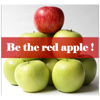 To be the red apple ! logo, To be the red apple ! contact details