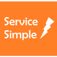 ServiceSimple logo, ServiceSimple contact details