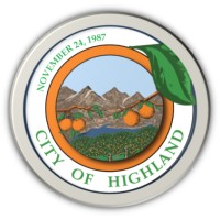 City of Highland logo, City of Highland contact details