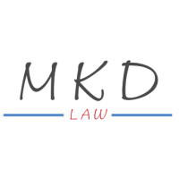 MKD Law logo, MKD Law contact details