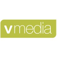 V Media logo, V Media contact details