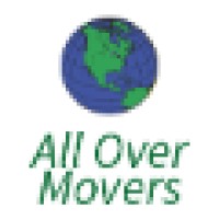 All Over Movers logo, All Over Movers contact details