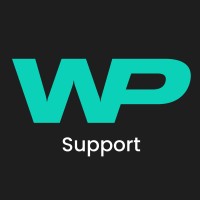 WP Support logo, WP Support contact details