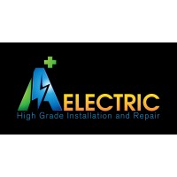 A Plus Electric logo, A Plus Electric contact details