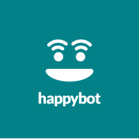 happybot logo, happybot contact details