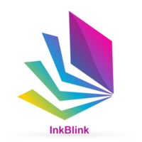 InkBlink logo, InkBlink contact details