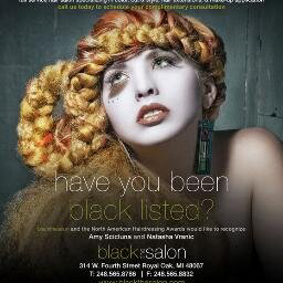 Black the Salon logo, Black the Salon contact details