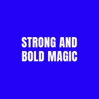 STRONG AND BOLD MAGIC logo, STRONG AND BOLD MAGIC contact details