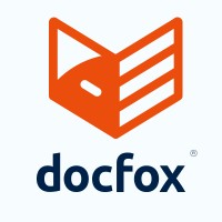 DocFox logo, DocFox contact details