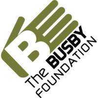 The Busby Foundation logo, The Busby Foundation contact details