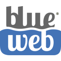 BLUE WEB logo, BLUE WEB contact details