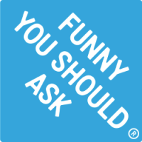 funny you should ask AB logo, funny you should ask AB contact details