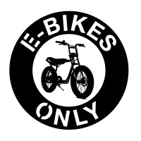 E-BIKES ONLY logo, E-BIKES ONLY contact details