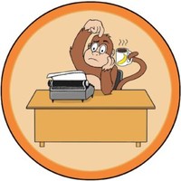 The Shakespeare Monkeys logo, The Shakespeare Monkeys contact details