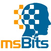 MsBits logo, MsBits contact details