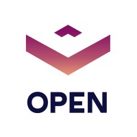 OPEN logo, OPEN contact details