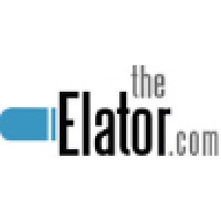 The Elator logo, The Elator contact details