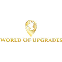 World of Upgrades logo, World of Upgrades contact details