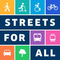 Streets For All logo, Streets For All contact details