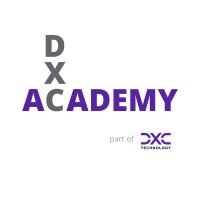 DXC Academy logo, DXC Academy contact details