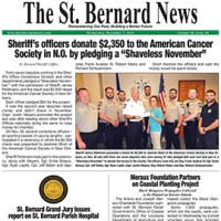 The St. Bernard News logo, The St. Bernard News contact details