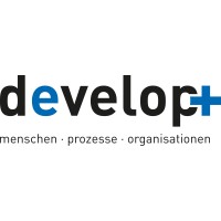 develop+ logo, develop+ contact details