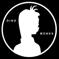 DinoMonks logo, DinoMonks contact details