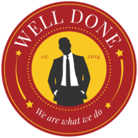 Well Done Boston logo, Well Done Boston contact details