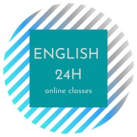 English24h logo, English24h contact details