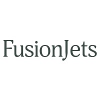 FusionJets logo, FusionJets contact details