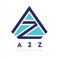 A2Z Education logo, A2Z Education contact details