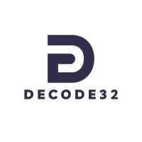 deCode32 logo, deCode32 contact details