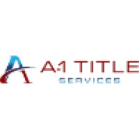 A1 Title Services logo, A1 Title Services contact details