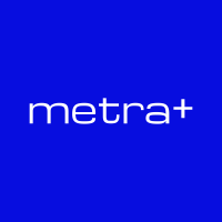 Metra+ logo, Metra+ contact details