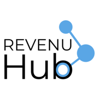 RevenuHub logo, RevenuHub contact details