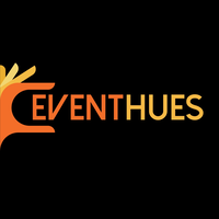 EventHues logo, EventHues contact details