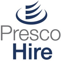 Presco Hire logo, Presco Hire contact details